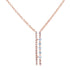 Starry Diamond Parallel Necklace