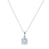 Cluster Diamond Pendant 1/4 CTW 10k White Gold